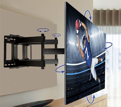 ELIVED Full Motion TV Wall Mount for Most 22-55 Inch TVs, Articulating Arms  Swivel and