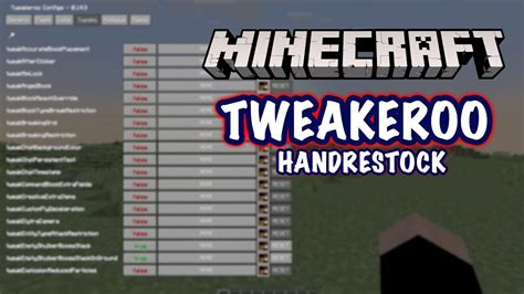 Tweakeroo light level  Basically it contains all the configuration options, keybind stuff, most of the GUI code and a bunch of other utility stuff for the mods that use it