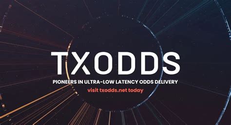 Txodds TXODDS is a data company specializing in the aggregation and global distribution of real-time sports betting odds