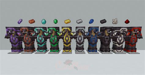 Types of armor trims  Ancient City - Ward Armor Trim