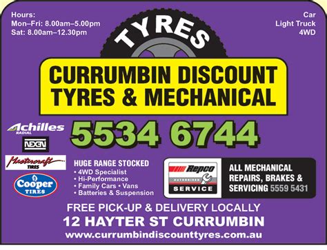 Tyres currumbin Tyres, Currumbin Waters, QLD 4223