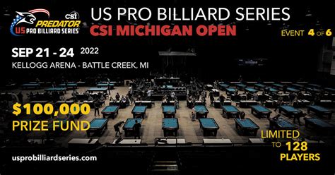 2024 US Pro Billiard Series - CSI Michigan Open