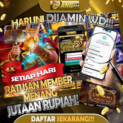 Uang 4d  Selain itu, pastikan Anda memilih game dengan Return to Player (RTP) yang baik