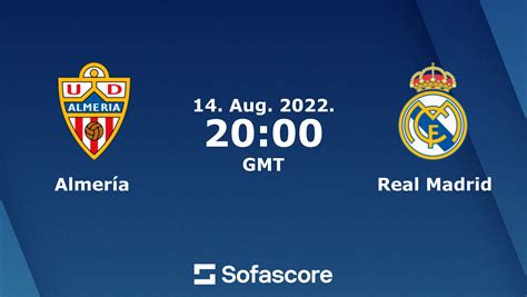 Ud almería vs real madrid timeline  Almería Spanish Laliga game from August 14, 2022 on ESPN