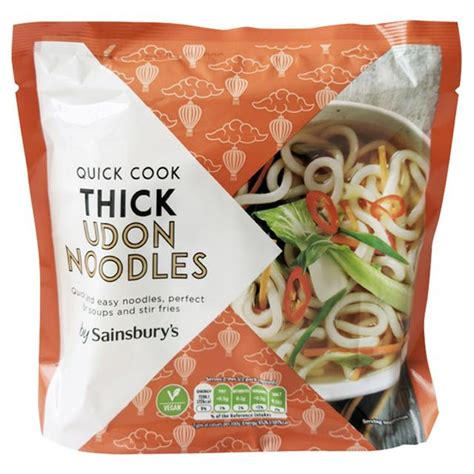 Udon noodles sainsburys  Cook according to the instructions on the packaging or let it cook for 1-2 minutes until tender