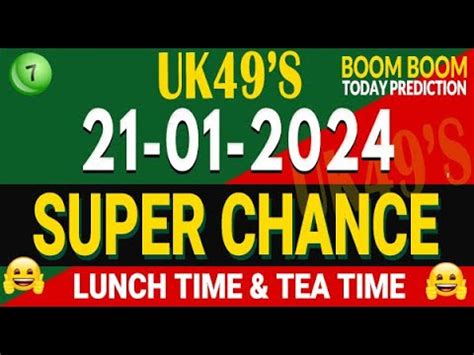 Uk 49 teatime prediction code for today Latest 10 UK 49's Teatime Results