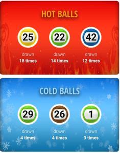 Uk49 hot and cold balls  49 41 30 07 29 25 are the cold numbers