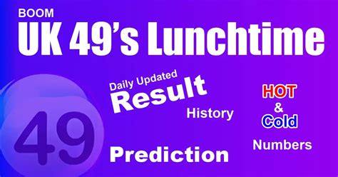 Uk49s smartpick lunch  The price of each bet (minimums take) in either teatime or lunchtime is £1