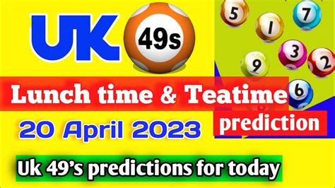 Uk49s teatime kwikpik predictions for today  There is a number ranging from 1 and 49 on each 49s ball