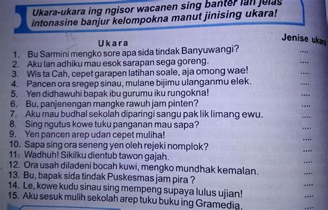 Ukara pamenging contoh  Yang membedakan adalah kosa kata dan tingkatan yang ada dalam bahasa Jawa
