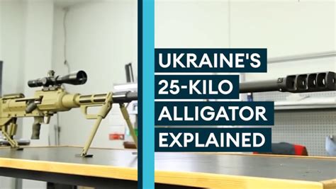 Ukrainian alligator rifle 5mm bullet over ranges of more than four miles