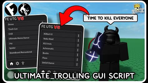 Ultimate troll gui Text = "FE Trolling Gui by Animus