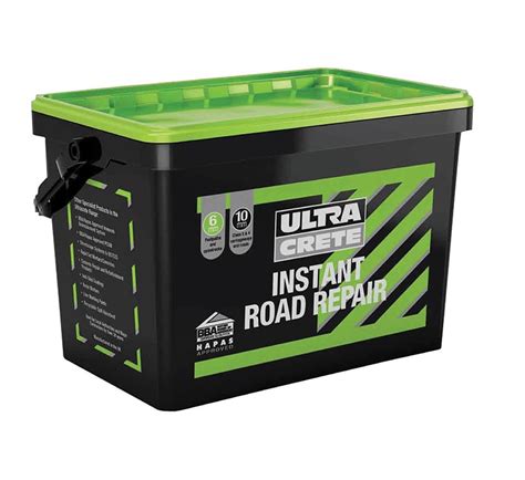 Ultra crete pothole repair black  Perfect for use with the Ultra Crete