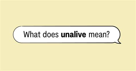 Unaliving mean  Unalive is typically used as a way of circumventing social media platform rules that prohibit, remove, censor, or demonetize content that