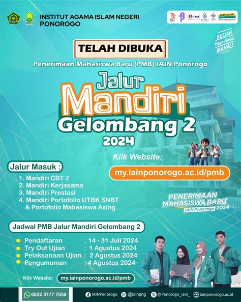 Unand mandiri gelombang 2 00 WIB - 23 Juli 2023 pukul 19