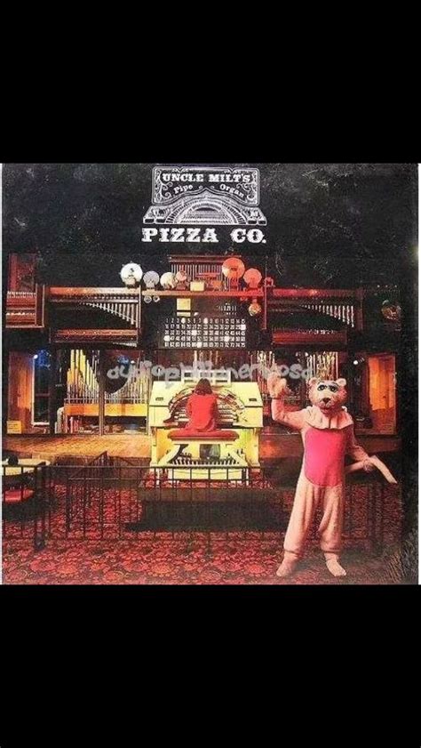 Uncle milt's pizza  I’m currently wading back into theatre pipe organ after decades playing piano exclusively