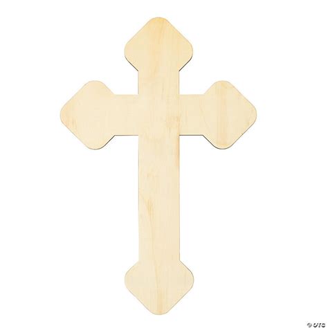 Unfinished Wood Cross Shape - Easter - Christian - Craft - up to 24 DIY  20 / 1/8 