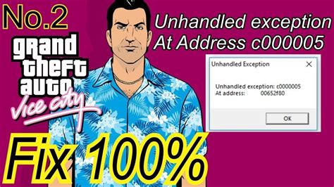 Unhandled exception gta 3 Hi guys Assault here, i will show you how to fix the error "Unhandled Exception" when you try to Open the game
