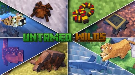 Untamed wilds mod 2 update has been made possible thanks to the efforts of CCr4ft3r, go check out their projects here! Untamed Wilds is an open-source mod that aims to expand the exploration component of Minecraft through the introduction of high-quality mobs and world-gen