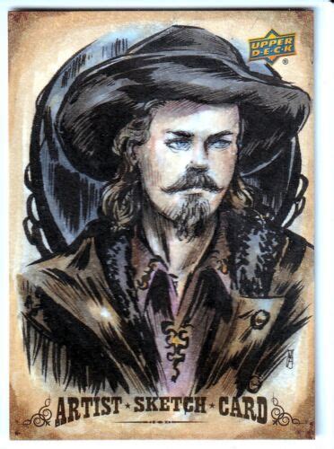 2024 Upper Deck Goudey Wild West Artist Sketch 1 of 1 David Newbold …