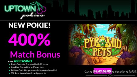 Uptown pokies aus  Sign up and use the bonus code CHWDR to claim your bonus