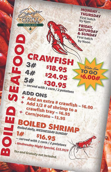 Urban crawfish menu  23