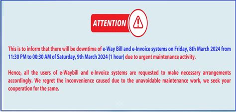 Dogodia Xnxxx Videos - 2024 Urgent Maintenance Downtime for e-Way Bill and e-Invoice Systems on  Feb 20 2024 Unbearable awareness is