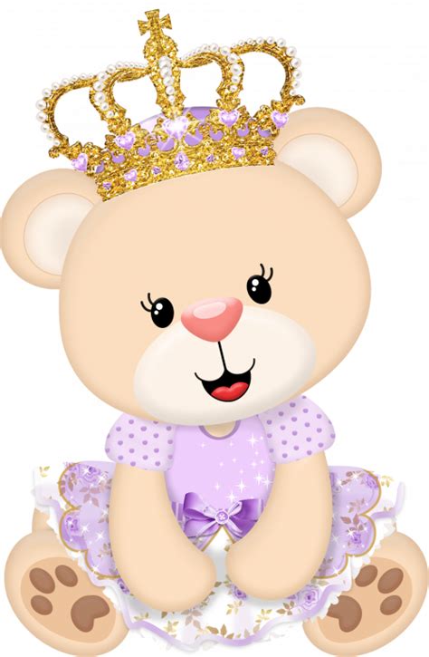 Ursinha princesa lilás png  1 - Escolha um dos modelos disponíveis de molde caixa milk Ursinha Princesa com foto no site UDOIS