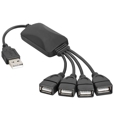 MOGOOD USB Splitter, 4 in 1 USB Cable,USB Hub USB to USB  Adapter,Multi-Socket USB Splitter,USB to 4 USB Female Cable Converter Multi  USB Ports USB