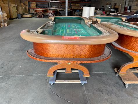 Used craps table  used