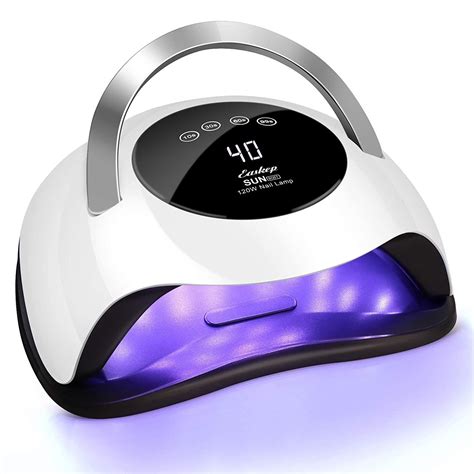 LED UV Lamp 160W Resin Curing Light Jewelry Casting Kit for Gel Nail  Polish, 4 Timer Setting, Auto Sensor