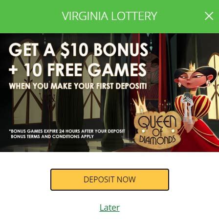 Va lottery promo code no deposit  A 100% deposit match bonus of up to $500 and $35 in casino credits