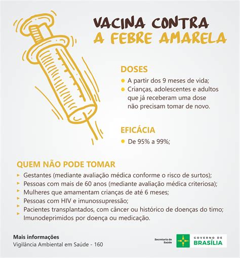 Vacina febre amarela babycenter  Para mais informações sobre o virus da febre amarela podem ser encontradas no site do CDC (Para mais informações: Embaixada dos EUA em Brasília SES – Av