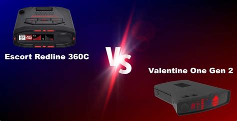 Valentine v1 vs escort redline 