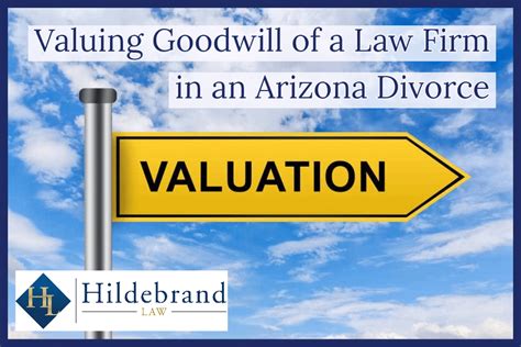Valuing goodwill of a law firm in an arizona divorce  (See Becchelli v