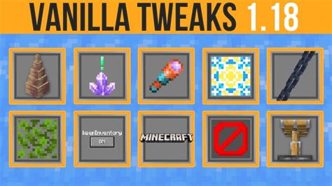 Vanilla tweeks Features: - Ignite nether portals of any shape and size you like, or use crying obsidian in the portal frame! - They should link just like vanilla nether portals