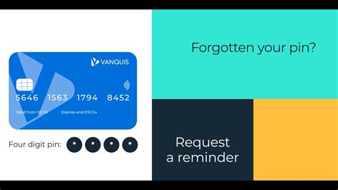 Vanquis pin reminder  Download it now and take advantage of these features and more: View your PIN and card details