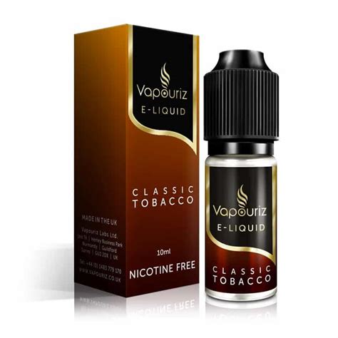 Vapouriz e liquid classic tobacco 99 & FREE UK DELIVERY