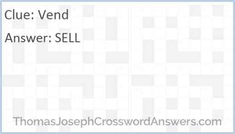 Vend crossword clue  Smoothed down crossword clue View Answers