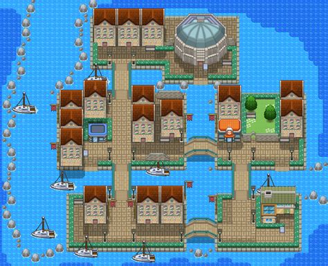 Venesi city  While Kanto is more open than most