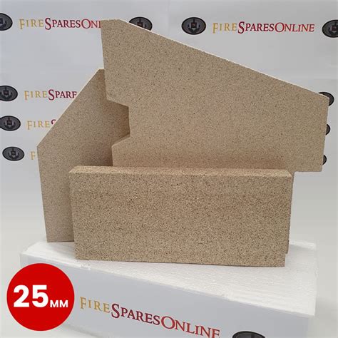 Vermiculite board 25mm  Measuring 200 x 90 x 25mm (7