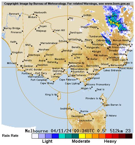 Vic radar 512  Saturday