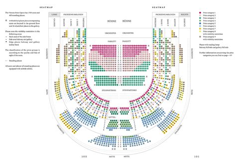 Vienna opera house seating plan  With over 2670 seats that encircle the main stage, there are many viewing angles, each offering a unique experience