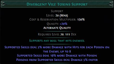 Vile toxins poe wiki  Requires Level 28