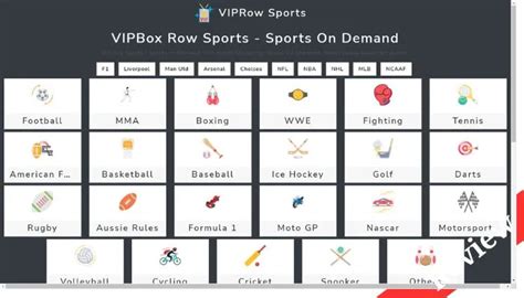 Viprow.u  VIPRow brings you the biggest selection of sports streams