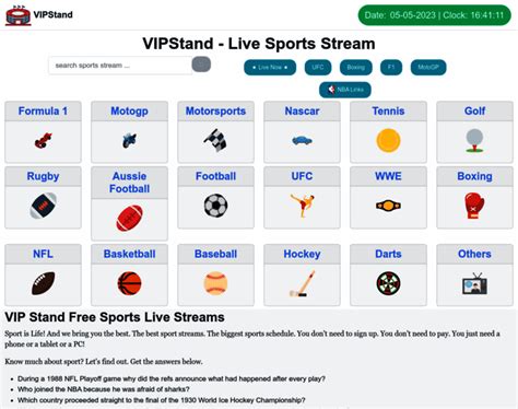 Vipstand tennis What Live Football is currently available on Sky / BT? Use our Match schedule links below to find out what live football is being shown on TV right now: VIPstand