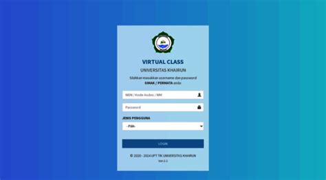 Virtual class unkhair  System Login