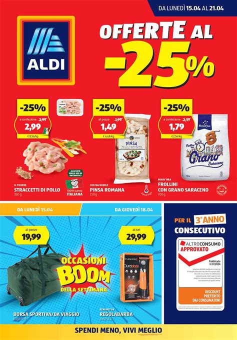 Volantino aldi carmagnola  REGIONE CHE VAI Gorgonzola DOP piccante a soli 1