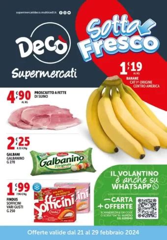 Volantino deco alì terme Supermercato Decò | Via Senatore D’Alì, 2, Trapani - Volantini, Orari e Telefono