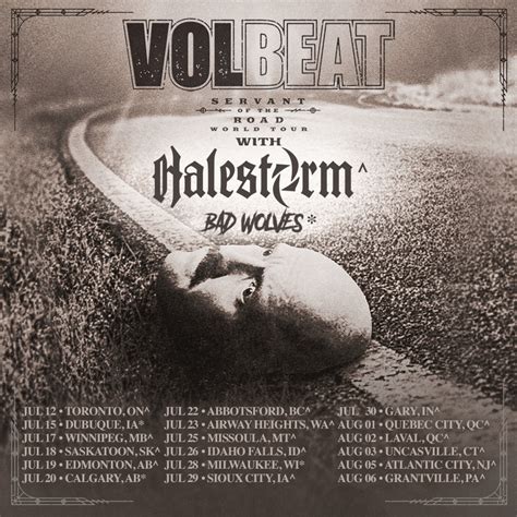 Volbeat tour usa  Published